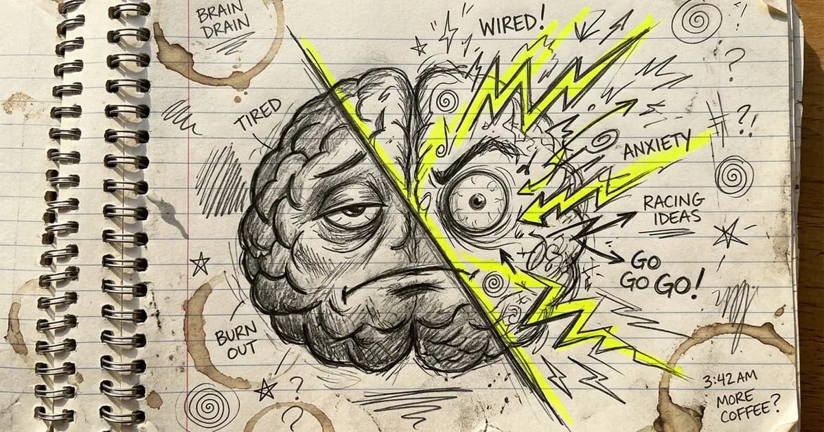 Tired but Wired at Work: Why You Feel Exhausted Yet Can't Focus