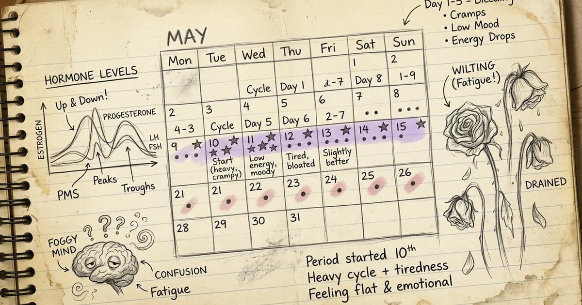 Brain Fog Period: Why Your Cycle Hijacks Your Focus (and What to Do About It)