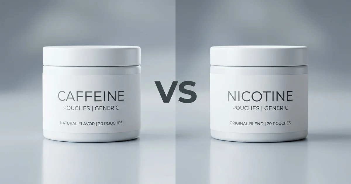 Caffeine Pouches vs Nicotine Pouches: The Honest Category Comparison