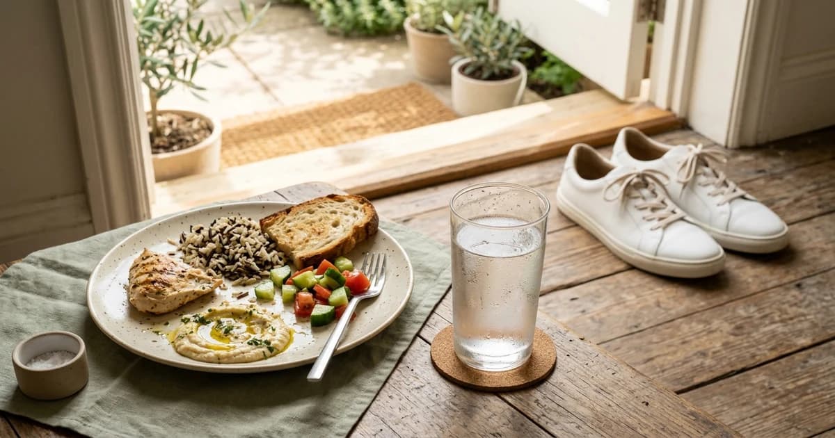 How to Stop Feeling Tired After Eating: Meal Size, Walk Timing, and the Caffeine Window